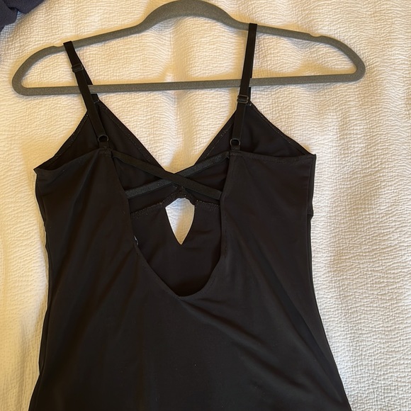 Zara black bodysuit with cut out - Picture 2 of 2
